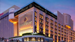 Rendering of the exterior of The Vanderpump Hotel Rendering of the exterior of The Vanderpump Hotel