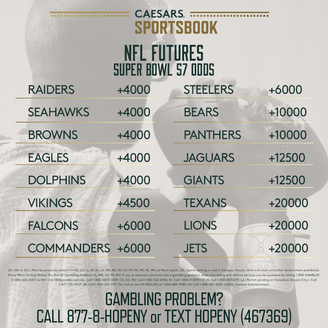 nfl odds to win super bowl