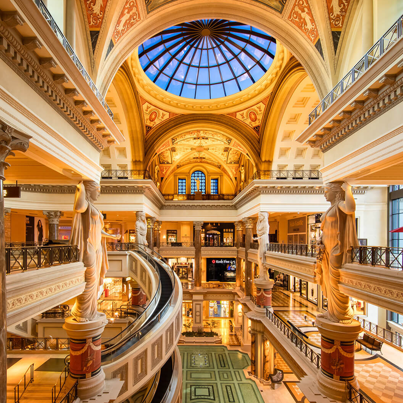 The Forum Shops at Caesars is one of the best places to shop in