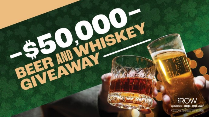 50 000 Beer and Whiskey Giveaway THE ROW Reno NV